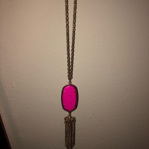 Kendra Scott Pink Rayne Necklace